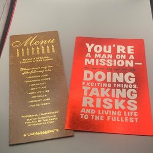 Lot of 2 Happy Birthday Greeting Cards SELLING AS IS